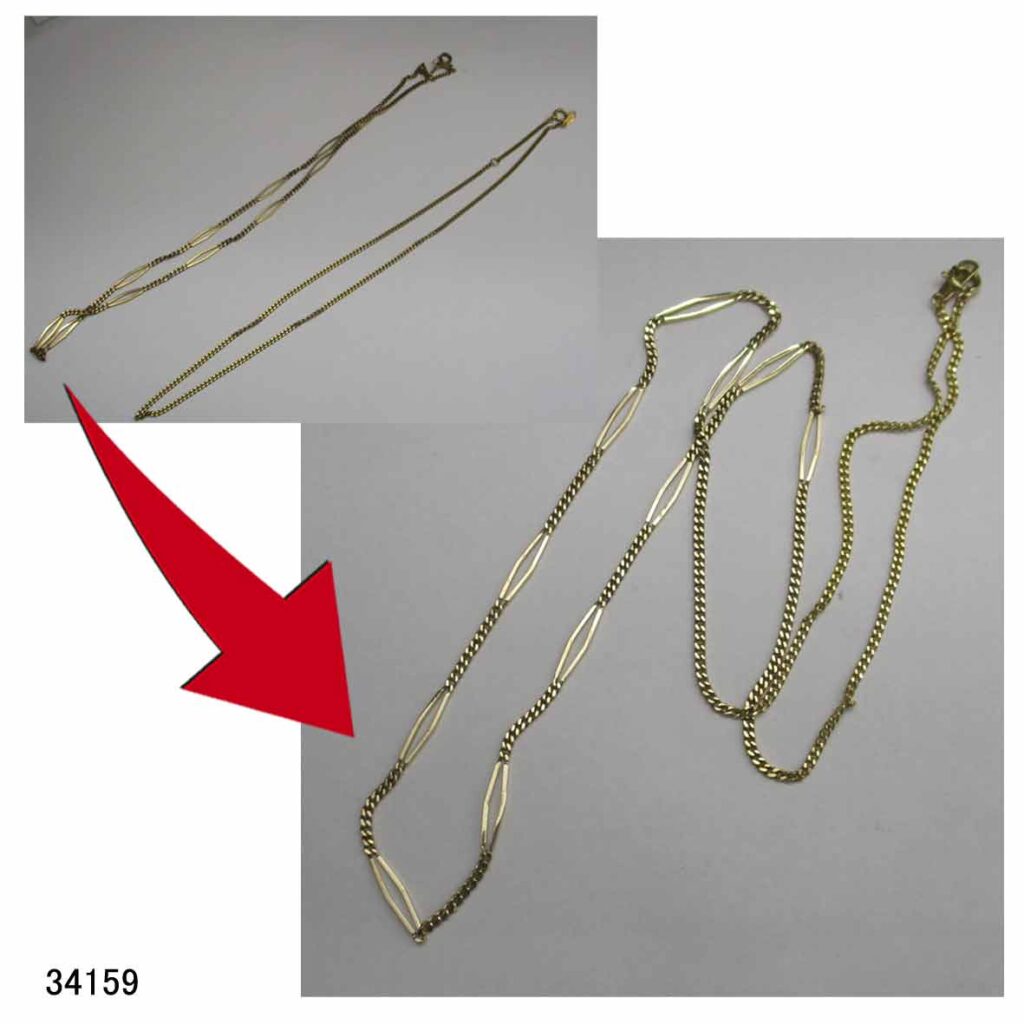 34159K18ネックレスリフォーム