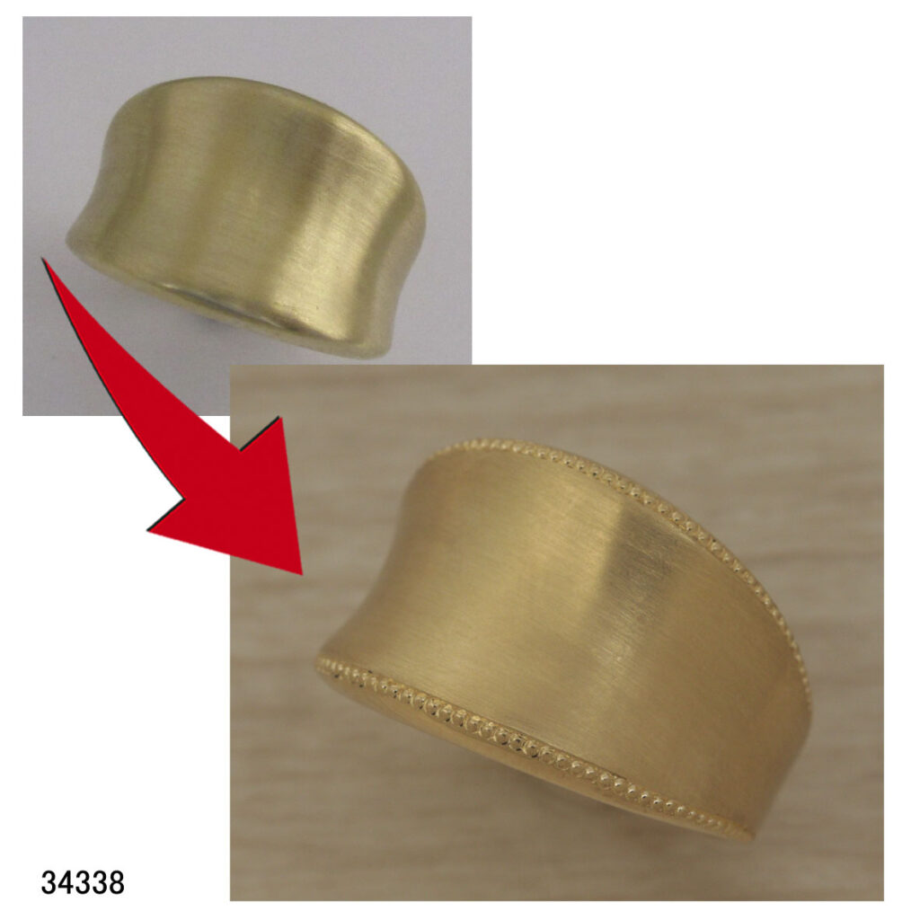 34338K18リングミル打ち加工