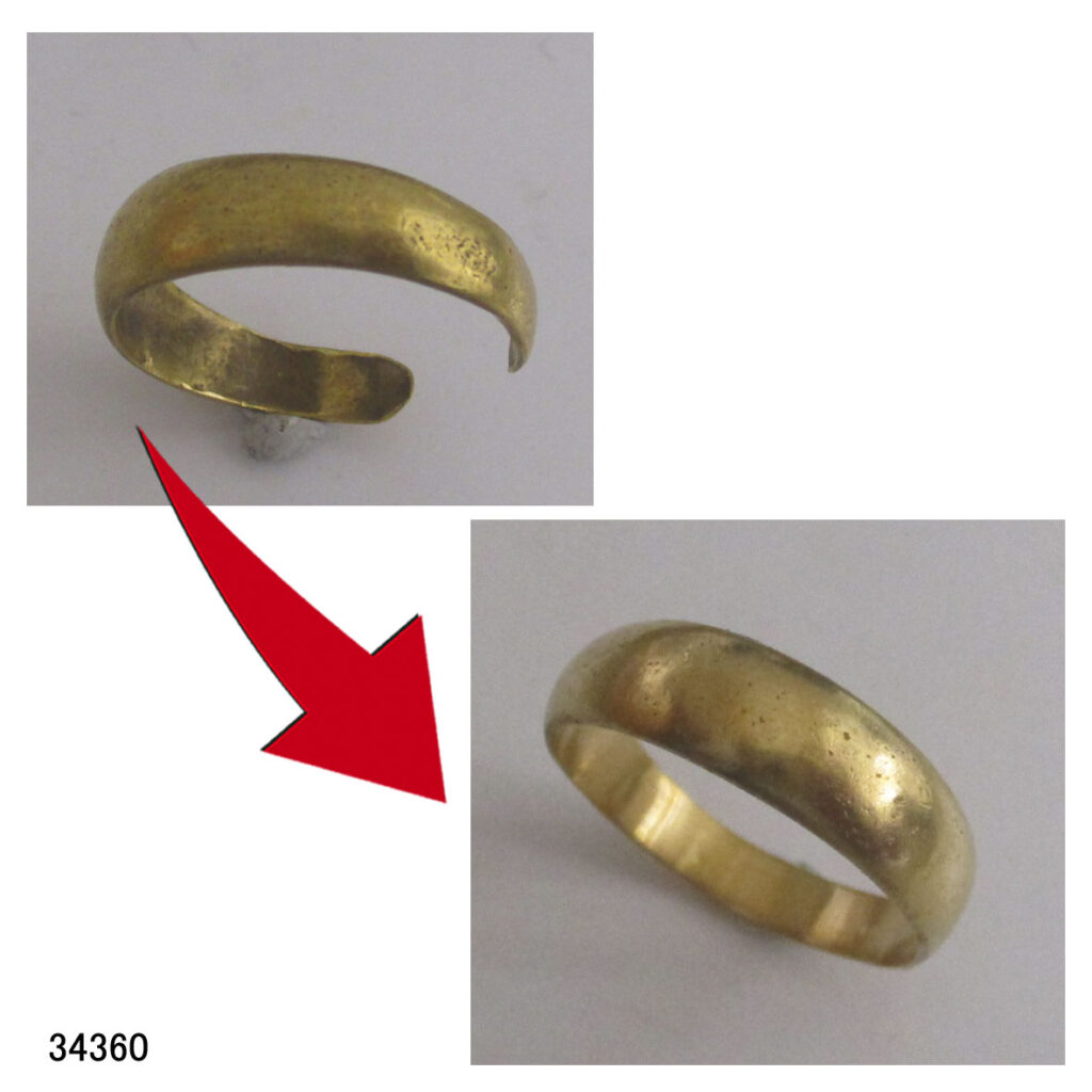 34360K24甲丸リングサイズ直し